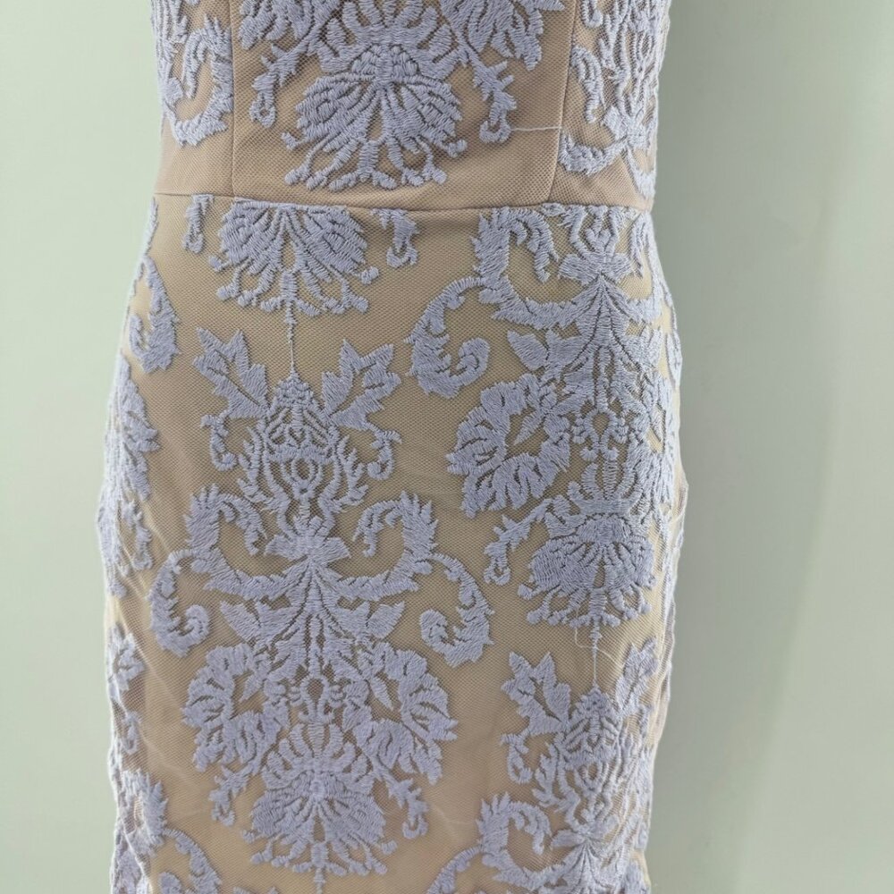 NWT - Hello Molly Bedroom Whispers Lace Mini Dress Size 8 Nude & Lavender - Picture 3 of 16